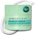 Rael Miracle Clear Skin Barrier Cream Daily Moisturizer, K-Beauty (1.8 oz) | Succinic Acid & Vitamin B5, Lightweight, Hydration, Helps Maintain Skin Barrier, Korean Skin Care, for Sensitive & Oily Skin