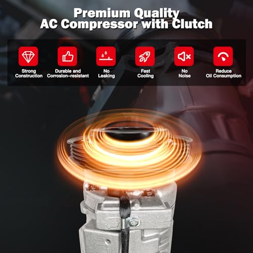 Image of cciyu Air Conditioning Compressor Fit for Dodge Neon SX 2.0 10S15C