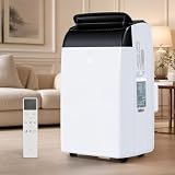 Mobiles Klimagerät 10000 BTU, Klimaanlage Mobil Ohne Außeneinheit, 4-in-1 Kühlen, Entfeuchten, Ventilator, a++ Energieeffizienz, R290 Kältemittel, Follow-Me-Funktion, Leise, Für Räume Bis 45 M²