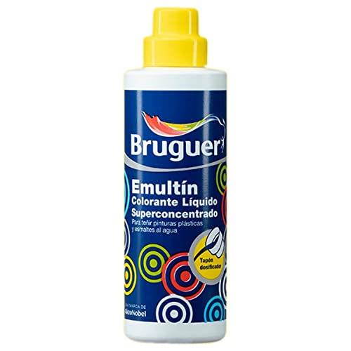 Bruguer Emultín Colorante Líquido Superconcentrado Para Pinturas Y Esmaltes Amarillo Limón 50 Ml