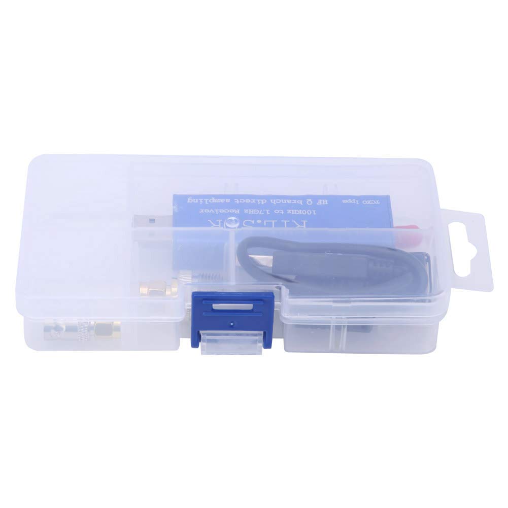 Récepteur Tuner, Mini Récepteur Numérique Portable Alimenté par USB UHF VHF RTL-SDR Récepteur RTL2832U + R820T2 Chipset 100KHz-1.7GHz Prise en Charge du Récepteur Tuner SDR