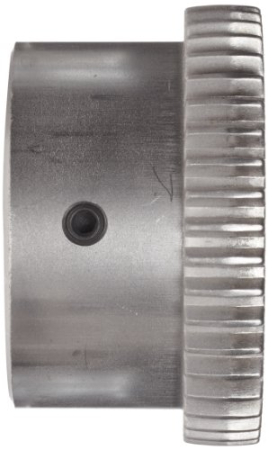 Lovejoy 00025 Sier-Bath Nylfex Nylon Sleeve Gear Coupling Hub, Stainless Steel, Inch, Rough Stock Bore, 680 in-lbs Nominal Torque, No Keyway
