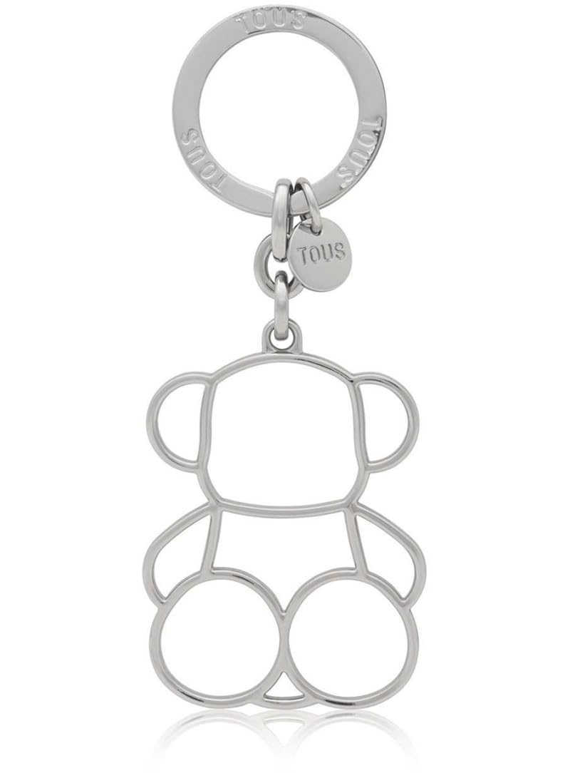 TOUS Women's Key Chain, silver, 5.60 cm x 4.50 cm