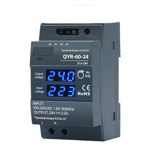 Alimentation commutée numérique rail DIN 12V 24V DC 60W - 2