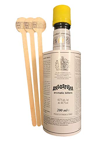 Angostura Aromatic Bitters 200ml with Biodegradeable Stirrers
