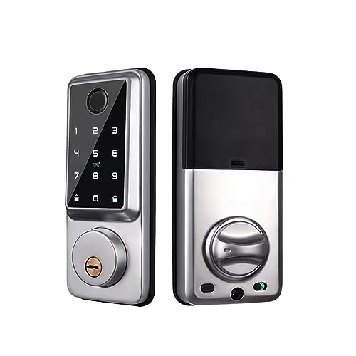 Fechaduras inteligentes para casa Alexa WiFi Bluetooth TTlock App Biométrico de impressão digital se