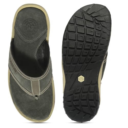 Image of Woodland Men's Leather Slippers