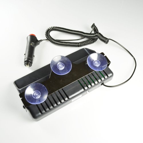 image for WOWTOU Amber White Warning Light 6W 6 LED 16 Strobe Flashing Patterns 