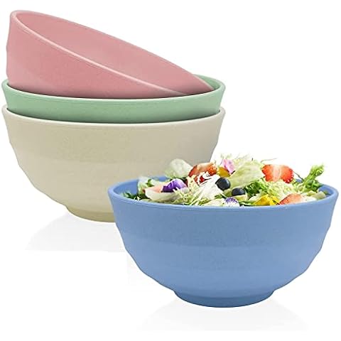 Dohldp Cuenco de cereales Bowl 700 ml, juego de 4 Cover