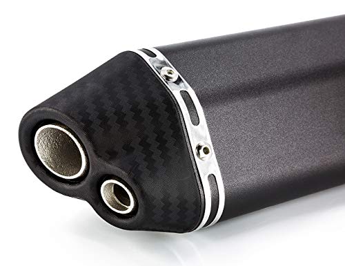 Wetoto Universal 1.5-2\" Inlet Motorcycles Scooters Exhaust Muffler Pipe with Removable DB Killer fit for Z750 CBR125 CB400 Z800 ZX-6R ZX-10R GSXR