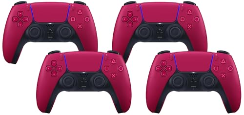Image of PlayStation DualSense Wireless Controller - Cosmic Red (Pack of 4)