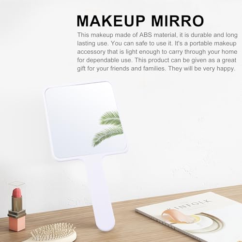 Espejo de maquillaje portátil MAGICLULU blanco miniatura 3