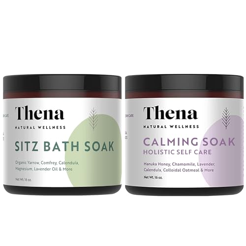 Image of Organic Sitz Bath & Calming Soak Bundle for Postpartum Moms – Gentle Recovery Gift for Relaxation, Perineal Comfort and Soft, Hydrated Skin