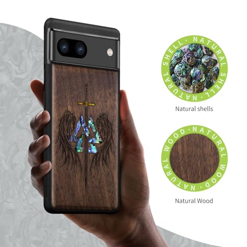Coque Pixel 8a protection bois et nacre compatible Google Pixel 8a - 2