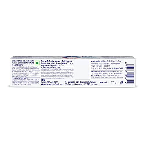 Image of Sensodyne toothpaste fresh gel|sensodyne fresh gel 75gm|Northwoods|sensodyne toothpaste pack of 75 g fresh gel