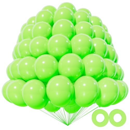Image of 200pcs Light Green Balloons 5 Inch, Small Mini Latex Balloons for Party Birthday Baby Shower Anniversary Festival Arch Garland Decoration