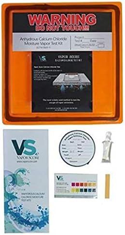 Vapor Score ; Calcium Chloride Test Kit Moisture - (Single Unit)