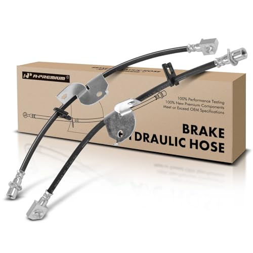 A-Premium Front Driver and Passenger Brake Hydraulic Hose Compatible with Ford Models - For F-150 2009, Lobo 2009 - Replace# 9L3Z2078B(Pack of 2)