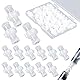 Spritzenadapter, Spritze Coupler Adapter 30-teiliger Spritzenadapter, weiblicher Luer-Spritzen-zu-Spritzen-Übergangsadapter-Verriegelungsanschluss an Spritzenkupplungsadapter