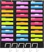 Heavy Duty Storage Pocket Chart with 30 Pockets, 5 Over Door Hangers Included | Hanging Wall File Organizer by Hippo Creation - Organize Your Assignments, Files, Scrapbook Papers & More (Black)