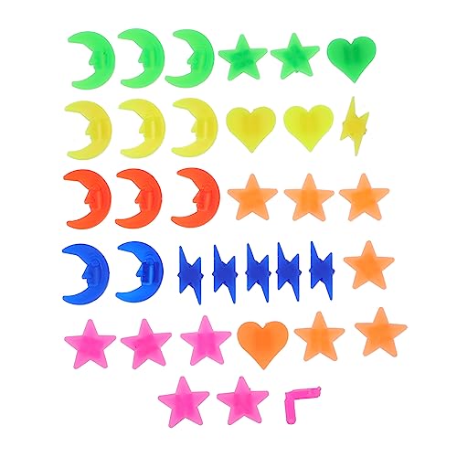 SUPVOX 72 Pcs Bike Wheel Beads Plastic Clip Decorations Bicycle Beads for Decor Easy Install Bike Accessories