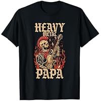 Heavy Metal Papa | Metalhead Dad | Papá Día del Padre Camiseta