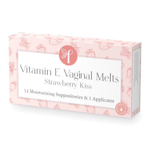 Femallay Organic Vitamin E Vaginal Melts – Strawberry Kiss – 1-pack