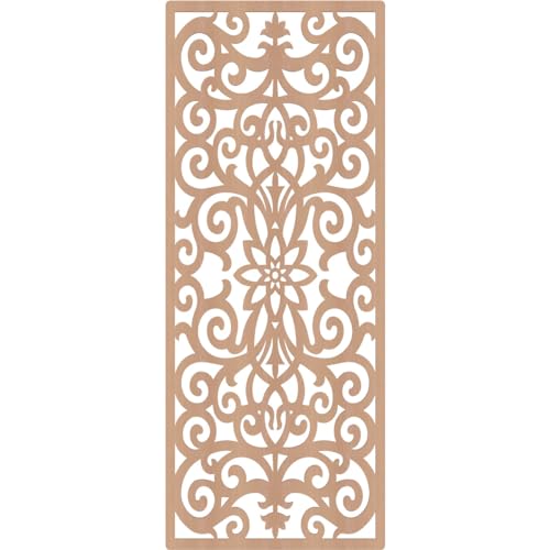 Image of Buel Decorative Pierced Fretwork Wood Wall Panels, 29 3 /8 inchW x 74 3 /8 inchH x 1 /4 inchT, Alder