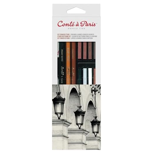 Conté à Paris - Set de esbozo con lápices y barras, multicolor