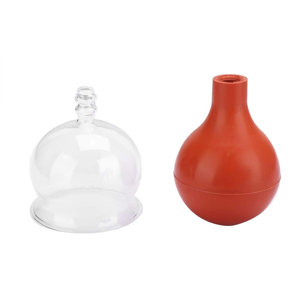 5-teiliges Set Vakuum-Schröpfbecher Set, Glas-Schröpfbecher Schröpfen Manuelle Rückenmassagegeräte für die tägliche gesunde Pflege, Körpertherapie Glasschröpfen für Rückenmassagegeräte Massage-Schrö
