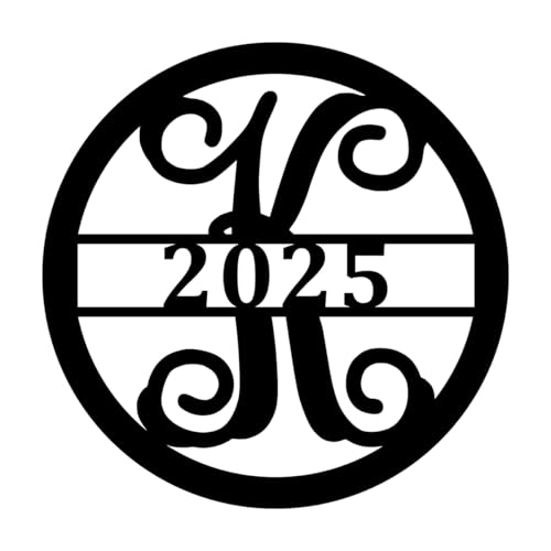 PK Décor Initial Sign for Home Decor Inside or Outdoor