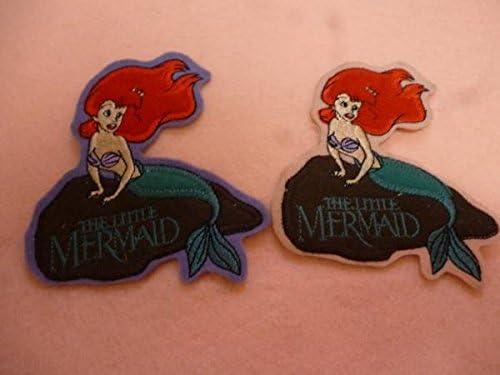 Amazon ディズニー プリンセス アリエル 刺繍ワッペン セバスチャン フランダー エリック アースラー Usa アニメ 萌えグッズ 通販