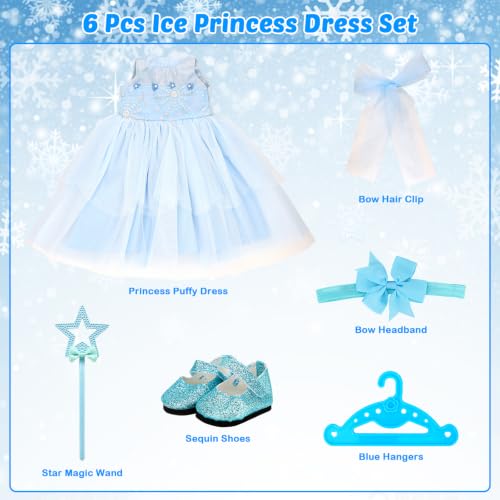 Princess Tulle Dress and Acceories with Veil for American 18 Inch Dolls - image 2