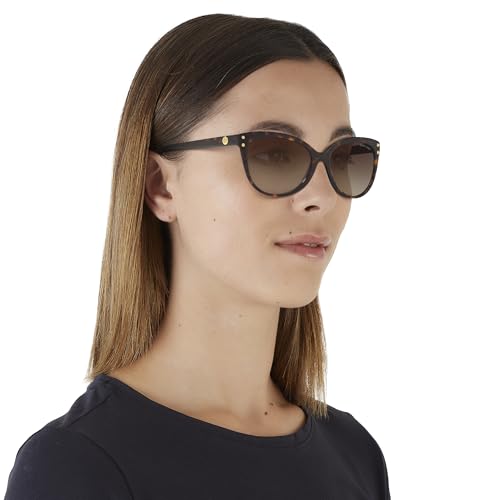 MICHAEL KORS Women's JAN 300613 55 Sunglasses, Dark Tortoise Acetate/Browngradient