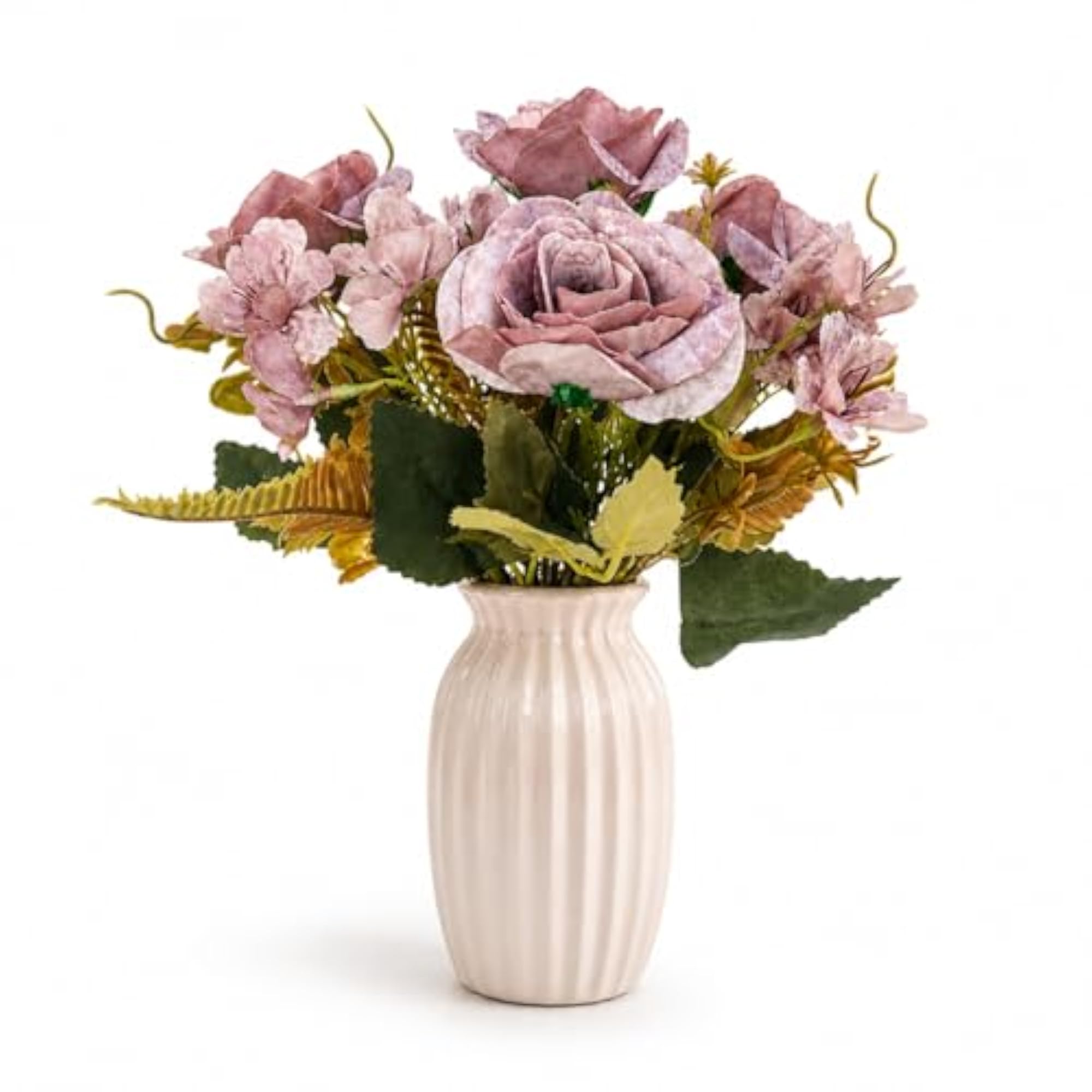 Artificial Babymoon Rose Hydrangea Flower Bunch for Home Décor