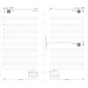 Filofax Calendar Diary Refill, Personal/Compact Size, Day on One Page with Appointments, Ruled, White Paper, English, 2026 (C68441-26)
