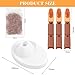 Practice Fingers for Acrylic Nails, Flexible Movable Fake Finger to Practice Fake Nails, 3PCS Adjustable Nail Finger Practice with 1PC White Acrylic Finger Base, 100PCS Brown Nail Tips With Box