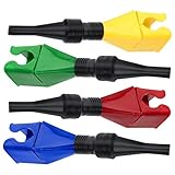 YTFRL 4PCS Retractable Fuel Funnels, Plastic Clasp Funnel Draining Tool with...