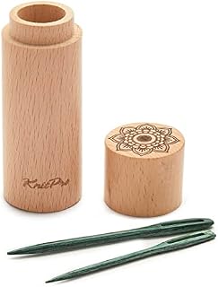 KNITPRO The Mindful Collection Teal Wooden Darning Needles, KP36635