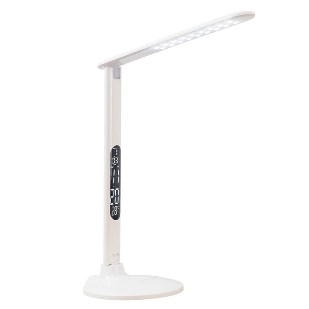 Lampa biurkowa LED, atrakcyjne lampy stołowe, ściemniana lampa biurkowa z portem ładowania USB, tryb oświetlenia z poziomami jasności, sterowanie dotykowe, białe