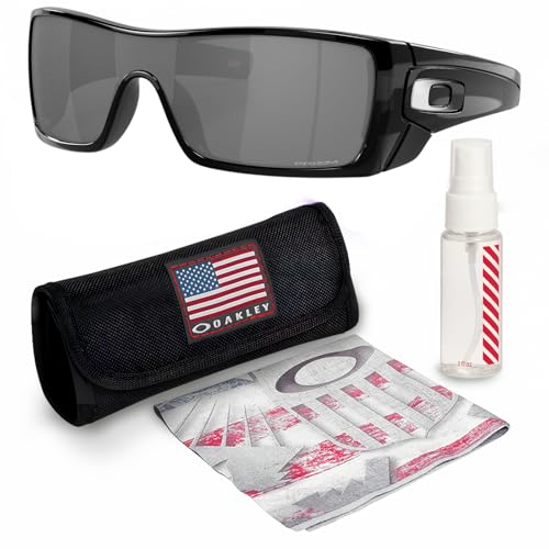 Oakley BATWOLF OO9101 Sunglasses BLACK INK Frame with PRIZM BLACK Lenses With Official Eyewear Kit