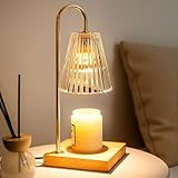 Marycele Candle Warmer Lamp with Timer Dimmer, Birthday Gifts for Mom Women Friend Sister, House Warming Gift New Home, Vintage Clear Wax Melt Warmer, Dorm Room Office Apartment Home Decor