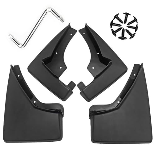 Image of Mud Flaps Mud Guards Fit for 2008-2020 Cadillac SRX, Front & Rear Mud Splash Guards Accessories - 4 Pc, Black