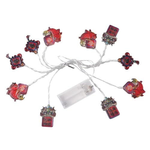 yztju Decoraciones de Año Nuevo Chino - Luces de ambiente LED de Año Nuevo, Adornos decorativos colgantes de Año Nuevo, Decoración de vacaciones para bodas, jardines, fiestas