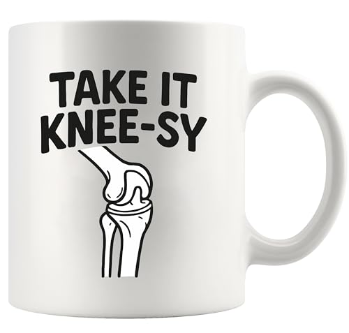Panvola Take It Knee-sy Knee Replacement Mug 11oz White