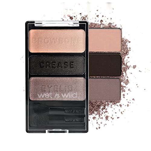 wet n wild Color Icon Eyeshadow Trio, Silent Treatment, 0.12 Fluid Ounce (Pack of 3)
