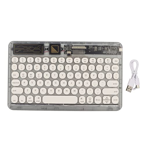 Clavier sans fil portable WINH faible bruit rétro compatible PC tablette