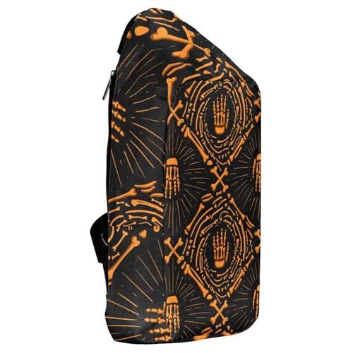 Sac à dos ergonomique squelette multicolore avec sangle réglable et confort dos
