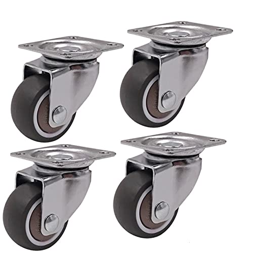 Fweuhmwp 50mm Schienenräder mit Flansch 4 Stück