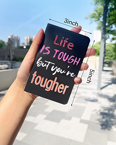 Dynta Inspirational Gifts Motivational Notepads 40 Pack Mini Journals Small Notebooks Bulk Pocket Gifts for School Office Home Travel Gift Supplies Party Favors 10 Styles(Bright Style)